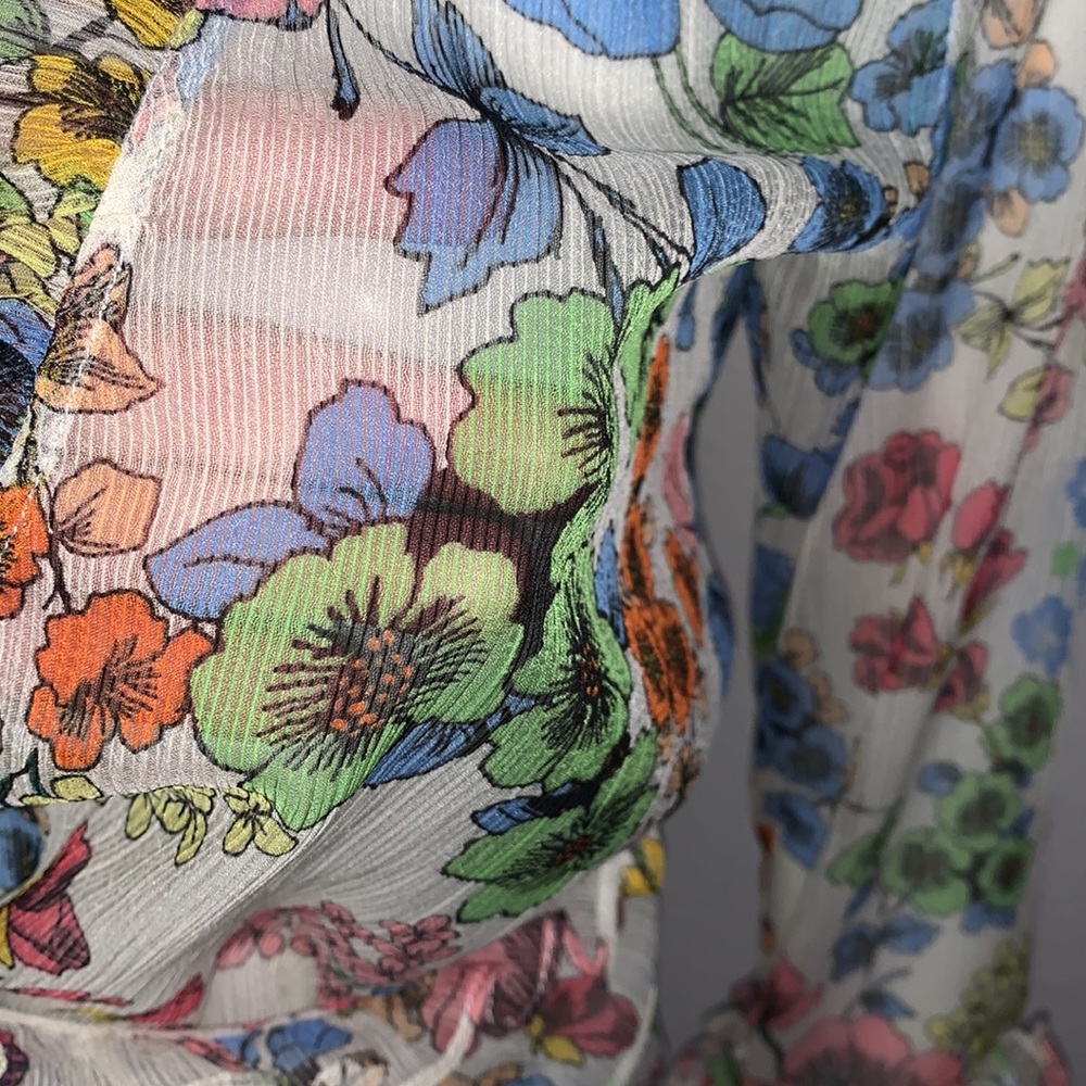 Alexis Intermix *Missie* Floral Wrap Crop Top Blouse … Gem